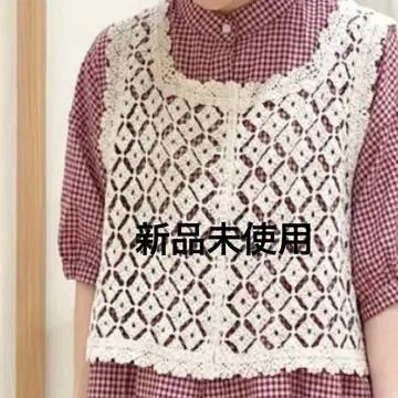 사만사 모스모스 크로셰 뜨개질풍 앞뒤 2WAY 뷔스티에