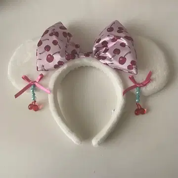 디즈니 머리띠 미니 체리