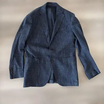 LARDINI 라르디니 린넨 혼방 테일러드 자켓 네이비 L