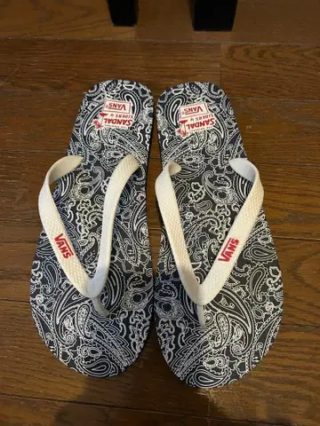 VANS 비치 샌들 페이즐리 무늬 28.0