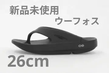 새상품 OOFOS OOriginal 플립플랍 블랙 26cm