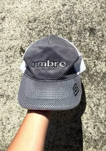 90s UMBRO 엄브로 올 메쉬 캡 실버