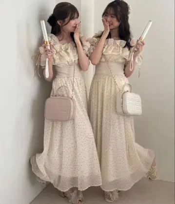 MAJESTIC LEGON 밀푀유 프릴 코르셋 원피스