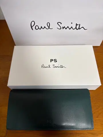 PS Paul Smith 장지갑 그린 가죽
