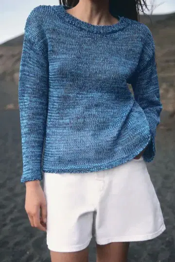 [ 미사용 새상품 ] ZARA 여름옷 메쉬 스웨터