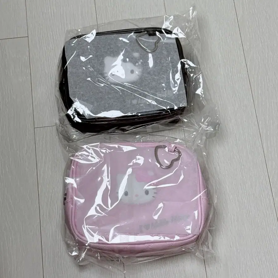아이러브키티 파우치 2종 블랙 핑크