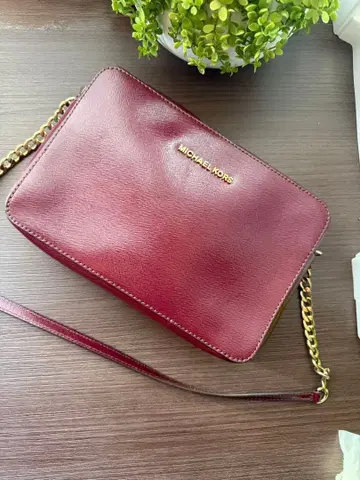 MICHAEL KORS 숄더백 보르도