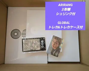 BTS ARIRANG 3형태 세트 GLOBAL 트레이딩 카드&케이스 포함