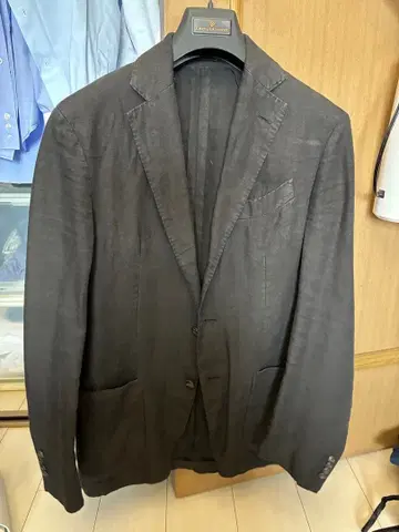 LARDINI 라르디니 린넨 자켓 블랙 46