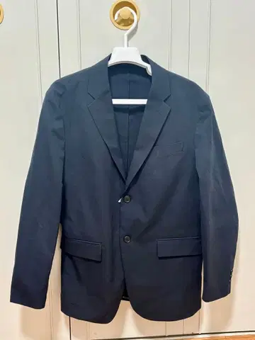 UNIQLO 감동 자켓 코튼 라이크 네이비 M