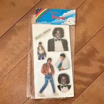 마이클 잭슨 80s 당시 빈티지 데드스탁 퍼프 스티커