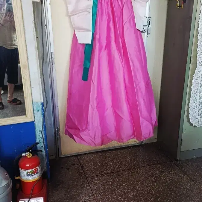 여자한복본경55싸이즈치마기장124센치