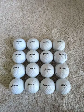 Srixon ZSTAR 다이아몬드 로스트볼 16개