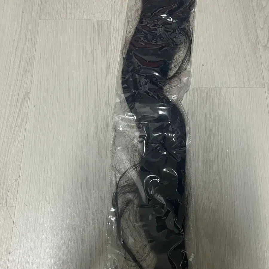 붙임머리피스 블랙브라운 한팩