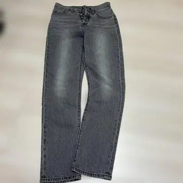 새상품급 리바이스 501 W25 L30 그레이 데님 청바지 버튼 플라이