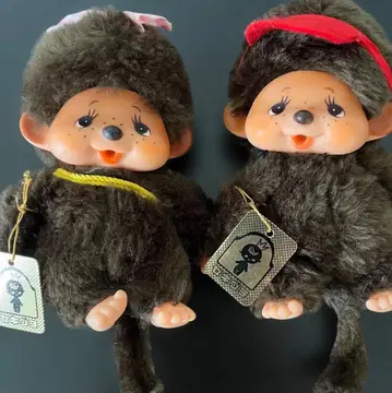 세키구치 마이치치 봉제 인형 2체 세트 레트로