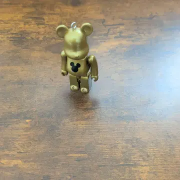 BE@RBRICK 미키마우스 골드 키링