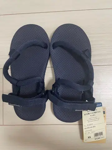새상품 mont-bell 아웃도어 샌들 네이비 사이즈 XS
