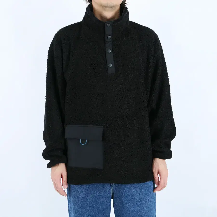 롤프 남성 남자 아노락 반폴라 하프 목티 양털 긴팔티 겨울 티셔츠
