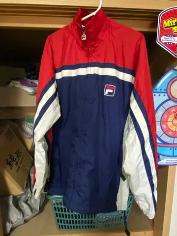 FILA 나일론 자켓 트리콜로르 컬러