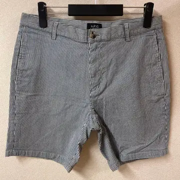 A.P.C. 히코리 스트라이프 숏팬츠 M / 미사용 새상품