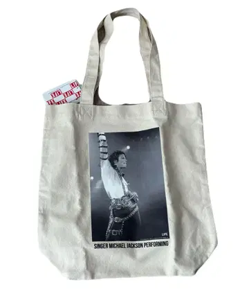 새상품 Michael Jackson 토트백 LIFE 마이클 잭슨