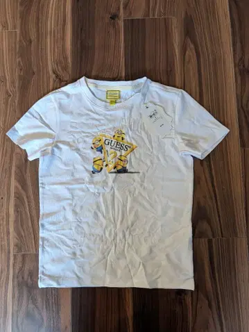 GUESS JEANS 미니언즈 콜라보 T셔츠 화이트 M