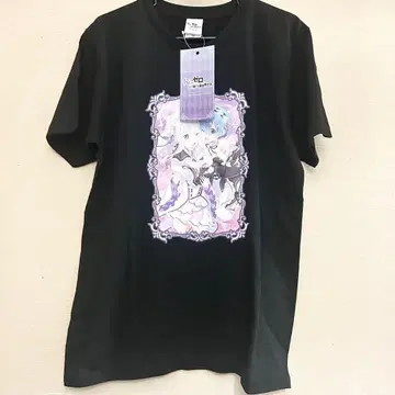 Re: 제로부터 시작하는 이세계 생활 에밀리아 렘 T셔츠 사이즈 M 리제로