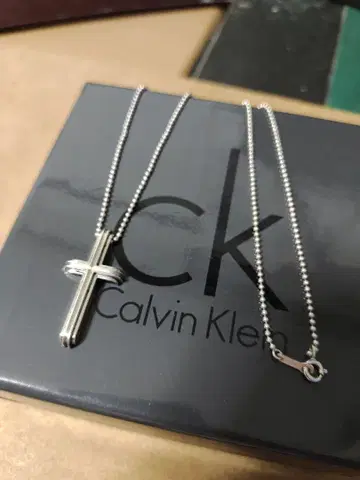 CALVIN KLEIN 캘빈클라인 실버 925 목걸이 고급스러움 있음