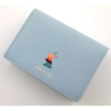 수량 한정 미사용품 박스 없음 폴스미스 인기 3단 접이식 지갑 색스 블루
