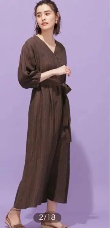 나노 유니버스 린넨 원피스