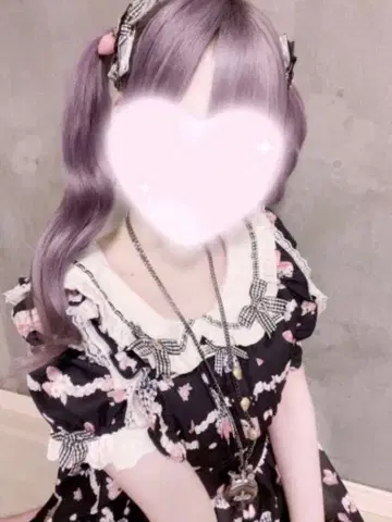 LIZLISA Creamy Berry 패턴 원피스 블랙