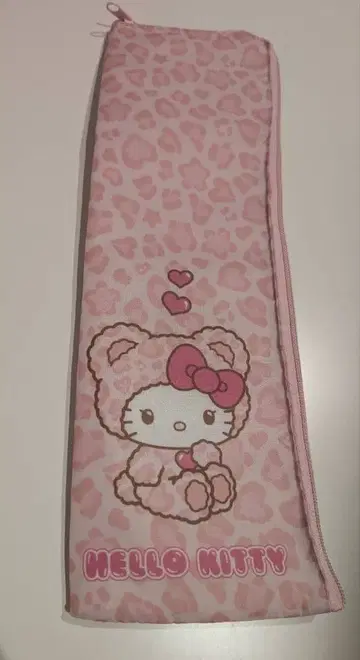헬로키티 헤어 다리미 케이스 갸루곰 레오파드 무늬 곰 핑크