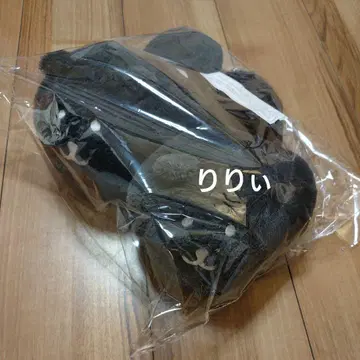 나가노 마켓 블랙 일색 봉제 인형 복권 C상 폭신폭신 곰 슬리퍼