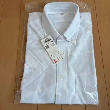 UNIQLO 남성용 드레스 셔츠 화이트 M 사이즈
