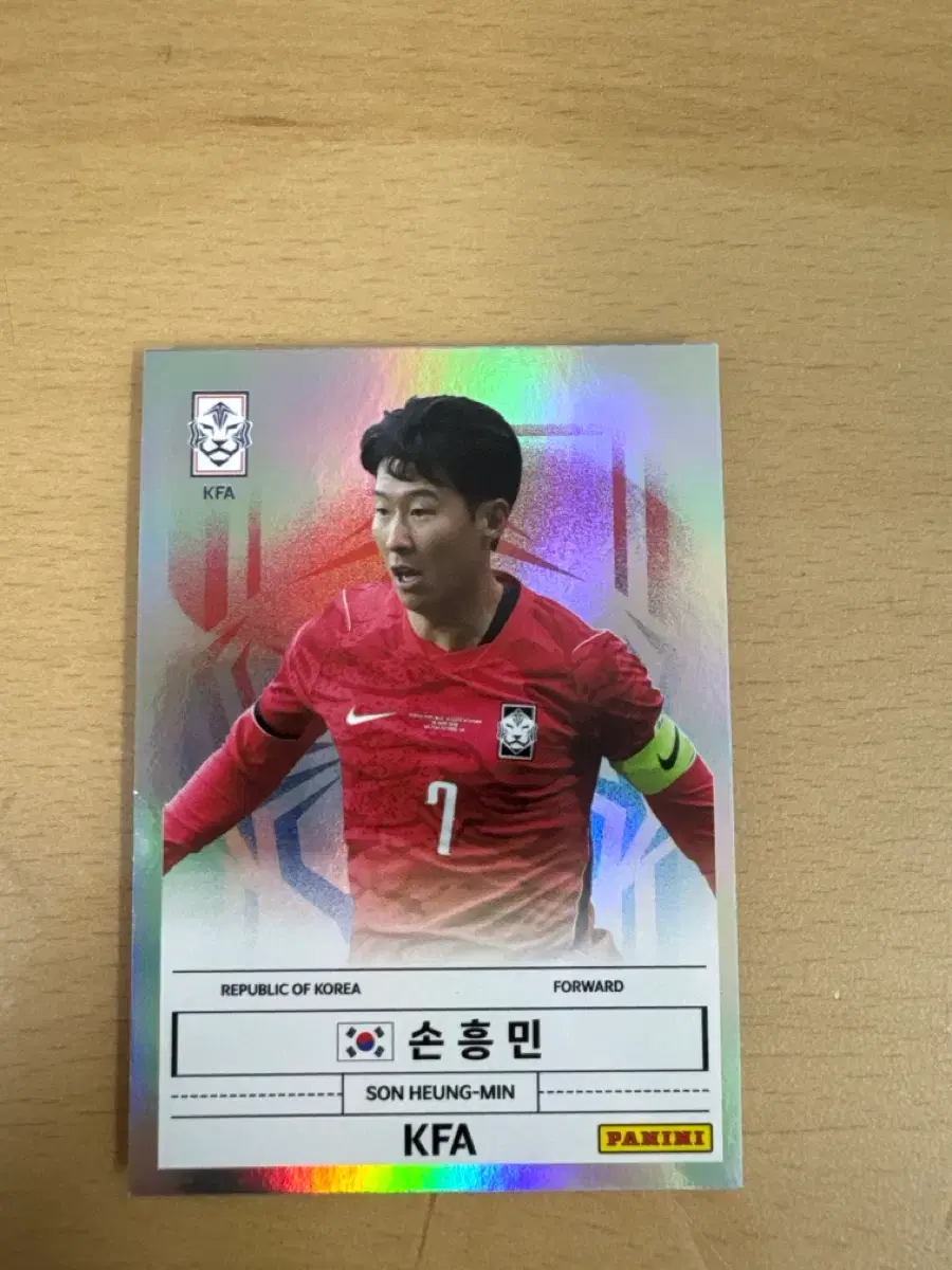 파니니 카드 손흥민 KFA