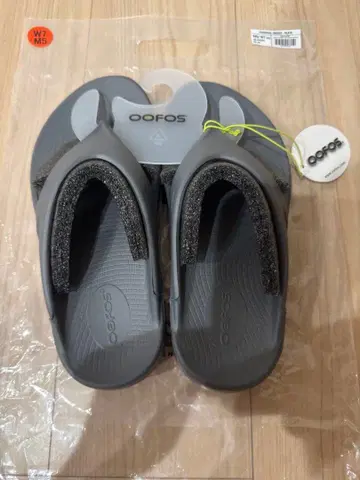 미사용 새상품 우포스 리커버리 샌들 슬레이트 OOFOS Slate