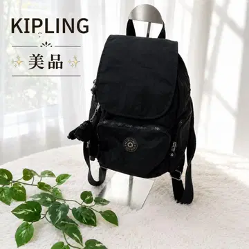 Kipling 키플링 럭색 백팩 블랙 나일론