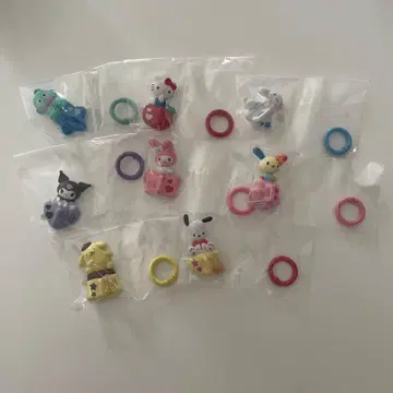 산리오 캐릭터즈 키링 행거 컴플리트 세트