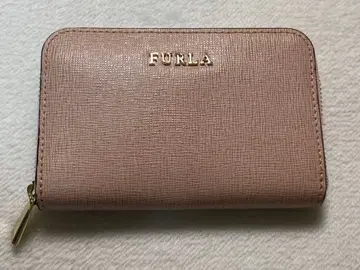 [컨디션 최상] FURLA 훌라 코인 케이스 핑크 베이지 사피아노