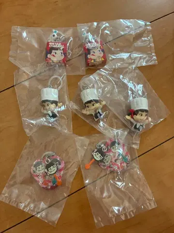 후지야 페코짱 가챠 메지루시 7점 세트