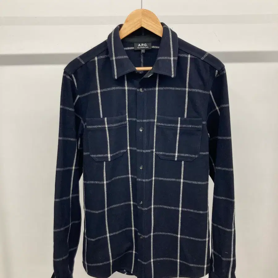 아페쎄 a.p.c 윈드페인 체크 플란넬 셔츠 103
