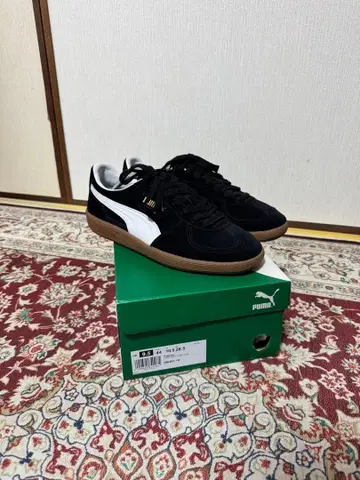 새상품급 PUMA PALERMO 스니커즈 블랙 28.5cm