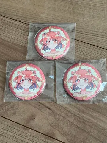 카라피치 노아님 premium peach 캔뱃지 3개 세트