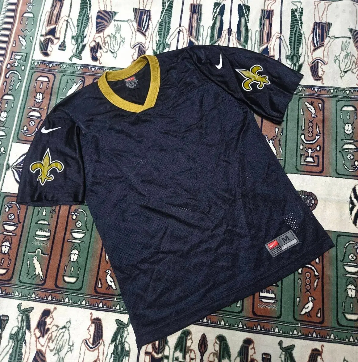 나이키(Nike)90's 뉴올리언스 세인츠 미식축구 저지M size
