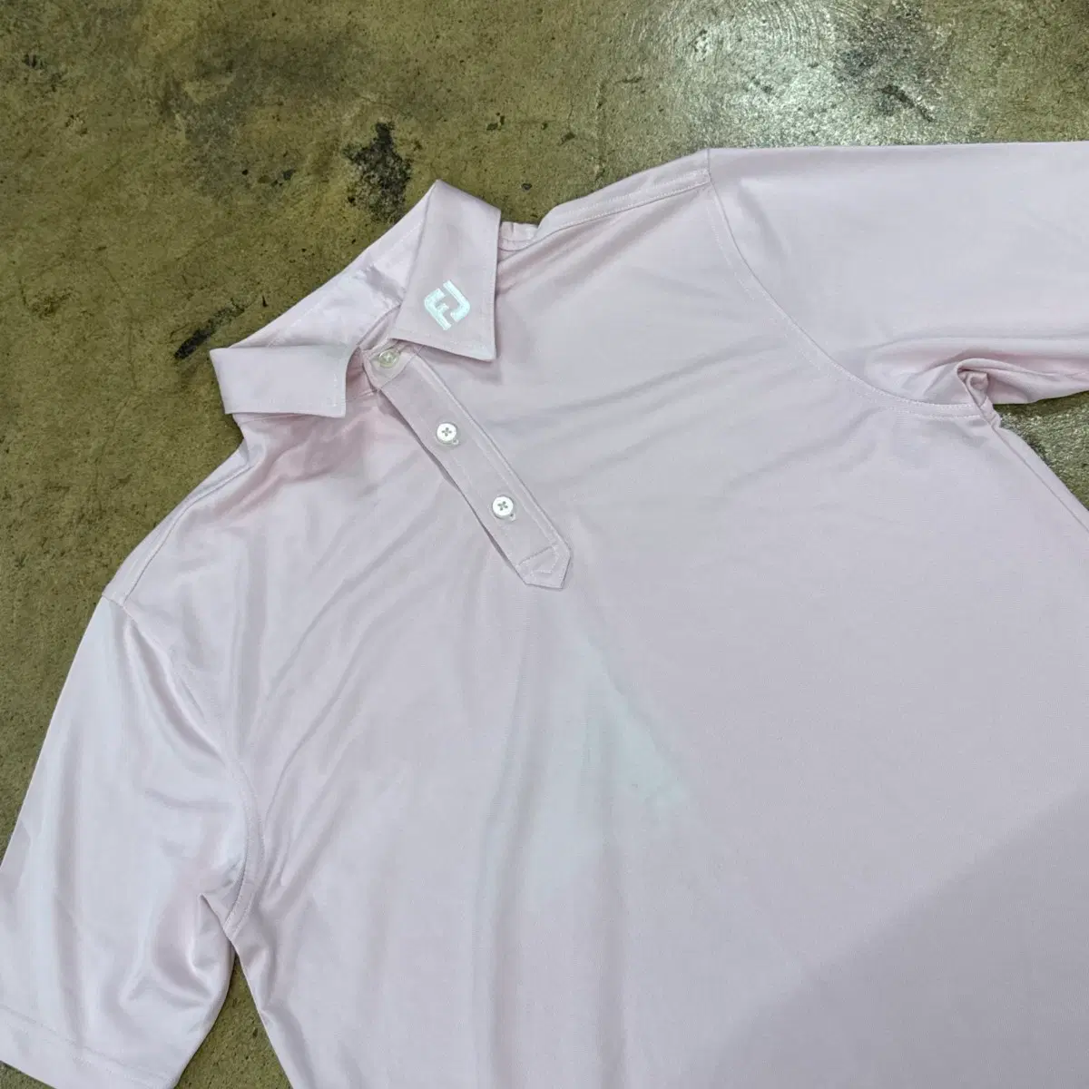 [정품/M] 풋조이 골프웨어 핑크 반팔 카라티