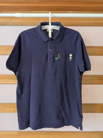 LACOSTE x PEANUTS 피케 셔츠 네이비 4 XL