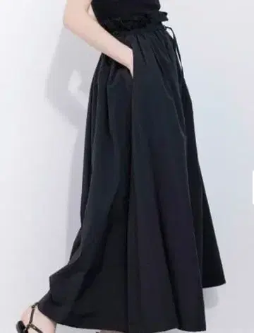 Nave 네이브 드라이 태슬 롱 스커트 블랙 2