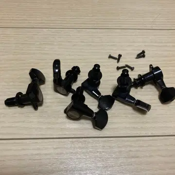 GOTOH 기타용 페그 6개 세트 블랙