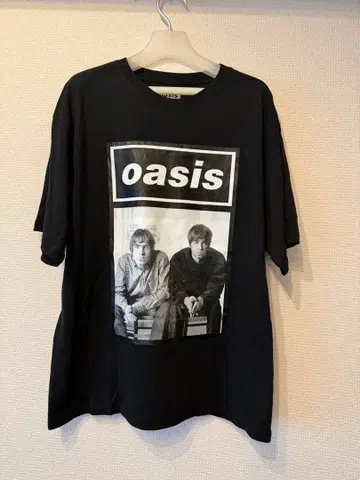 Oasis Live '25 투어 T셔츠 블랙 L사이즈 오아시스